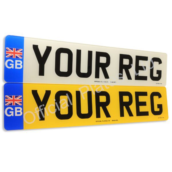 Bedford Number Plates GB not valid in Europe EU