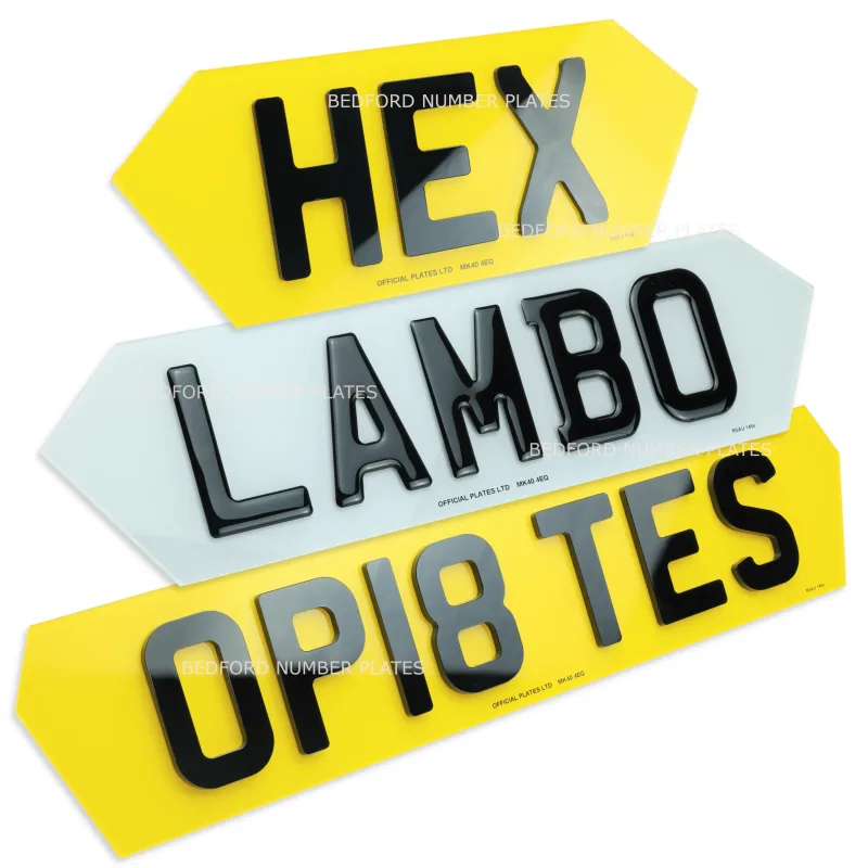 Hex Number Plates