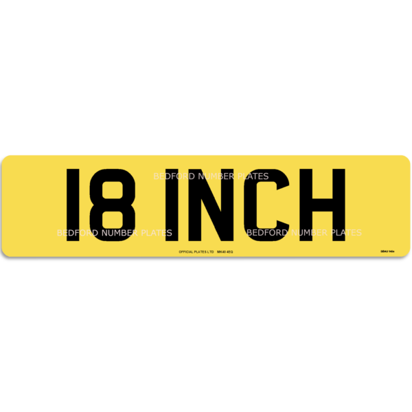 Short Number Plates Bedford