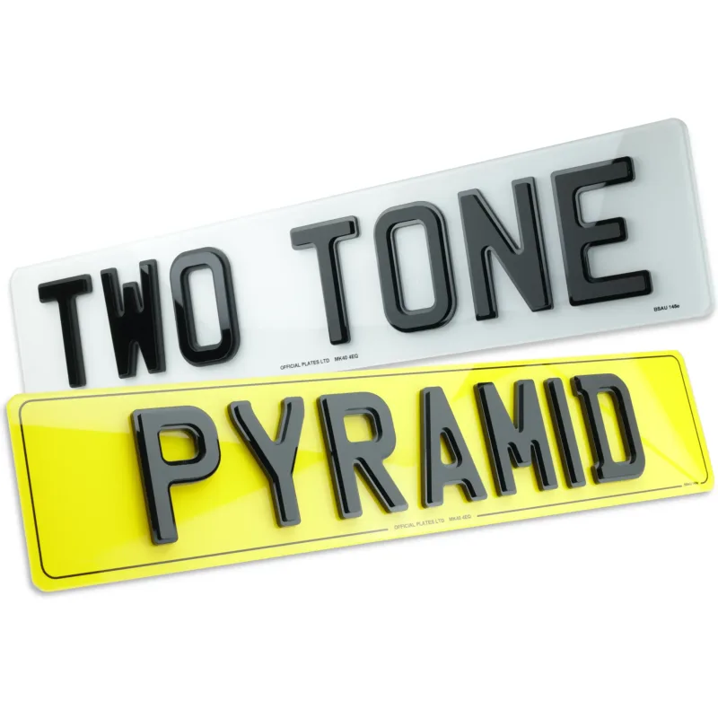 4D Pyramid Number Plates