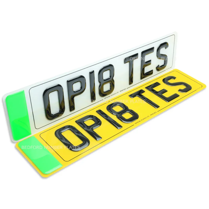 Electric Vehicle EV Number Plates