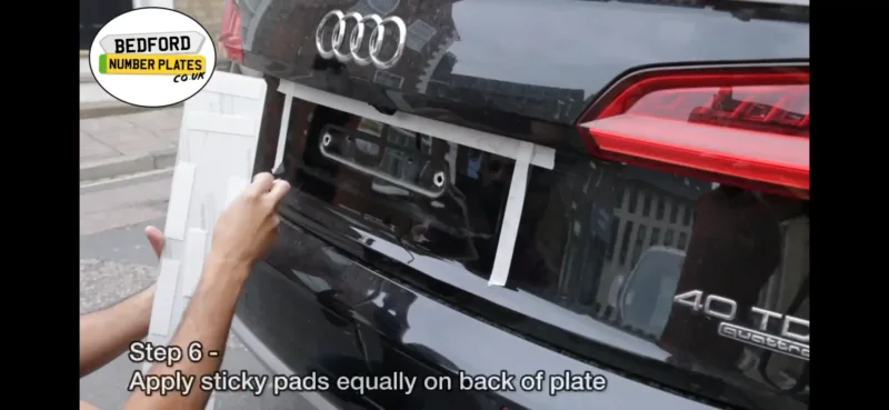 (Video) Fitting Number Plate Using Sticky Pads