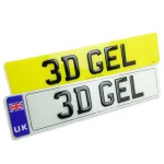 thumbnail interactive-video image 1 of UK Blue Car Number Plate Sticker – Union Jack, Brexit, No EU GB – Buy 2 Get 3 1 of 2