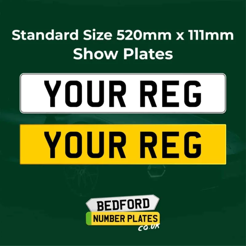 Custom Show Plates UK – Tinted, Novelty & 3D/4D Styles