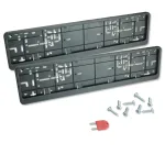 2 Wurth Plate Holders with key and screws