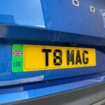 4D Retro on Electric vehicle number plate